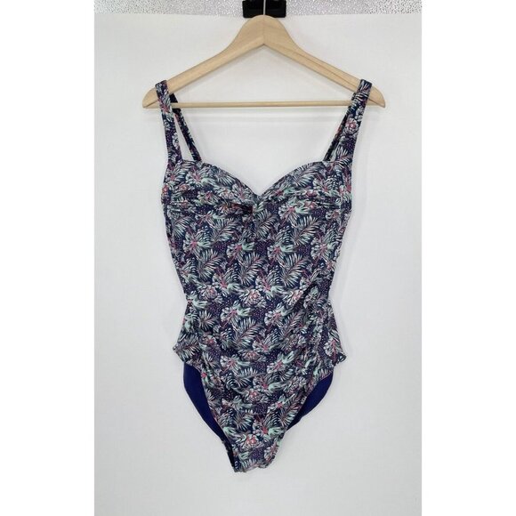Bond-eye Australia One Piece Bathing Suit US Sz 10 Swimsuit Beach Multi Fit Cup - Picture 2 of 15